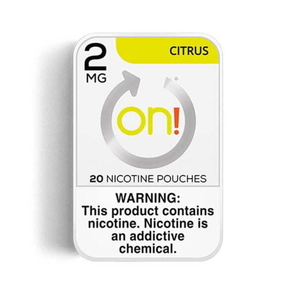 On! 2mg Citrus Nicotine Pouches