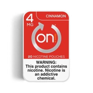 On! 4mg Cinnamon Nicotine Pouches