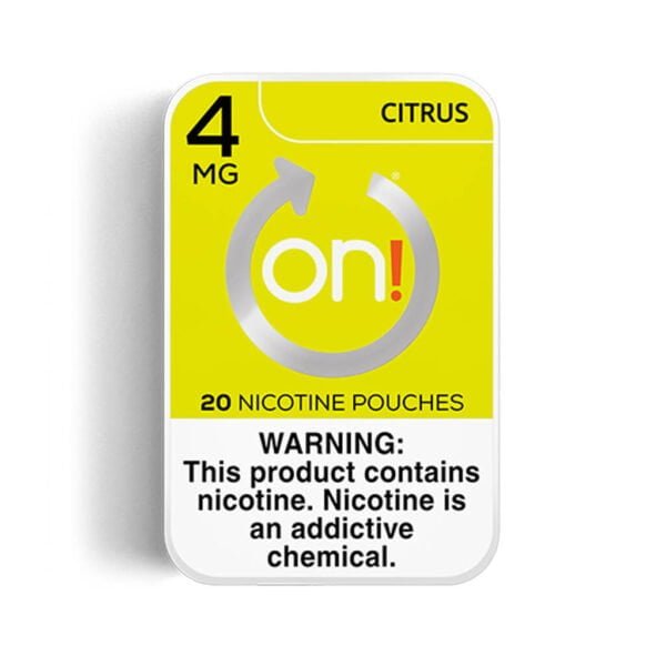 On! 4mg Citrus Nicotine Pouches