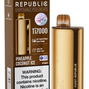 Funky Republic Pineapple Coconut Ice 7000 Puffs
