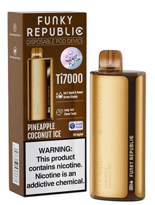 Funky Republic Pineapple Coconut Ice 7000 Puffs
